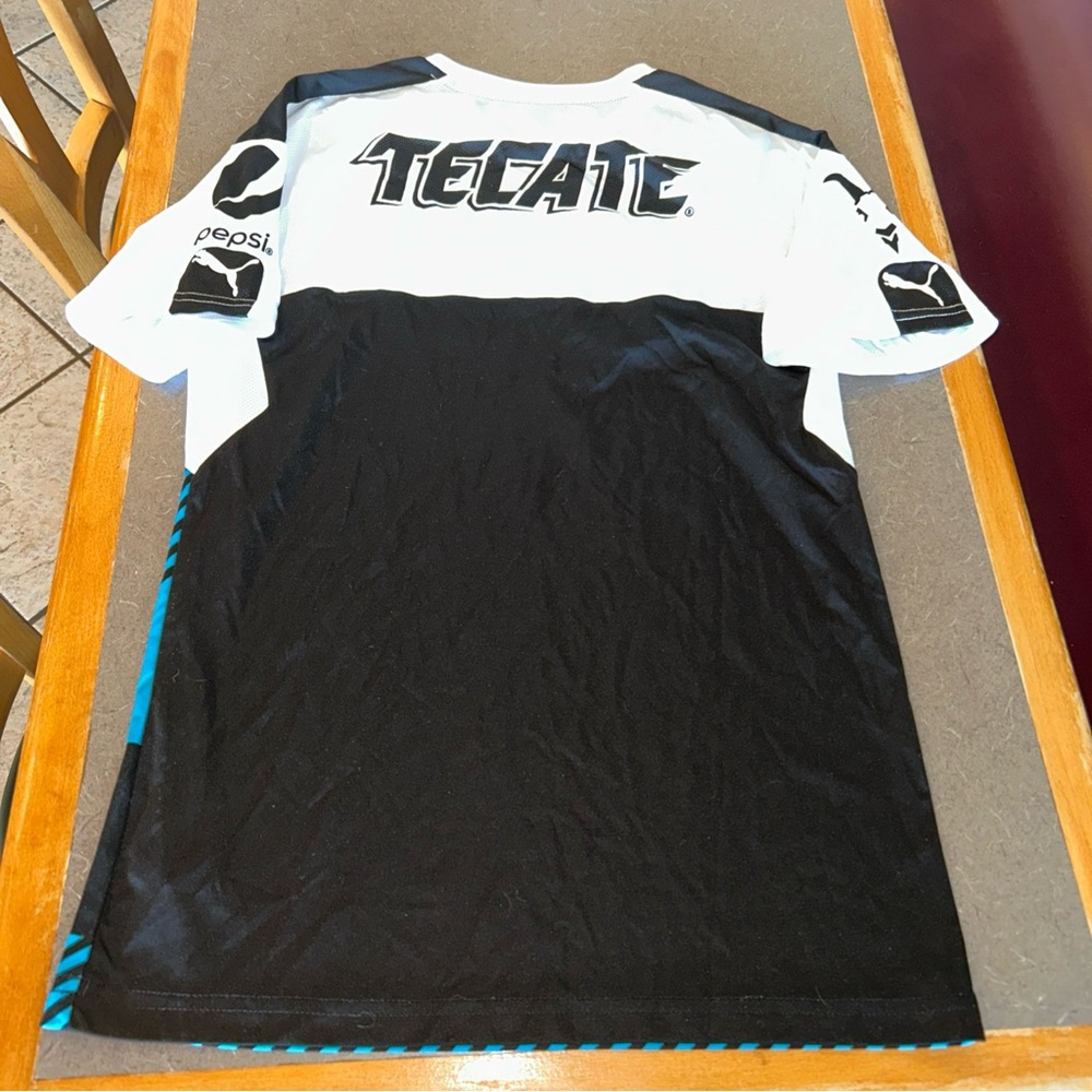 Puma Club Jersey Mens Size M Medium Tecate Short Sleeve Football Excellent - Picture 2 of 2